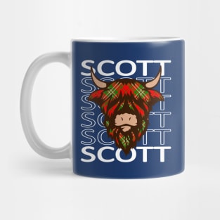Clan Scott - Hairy Coo Mug